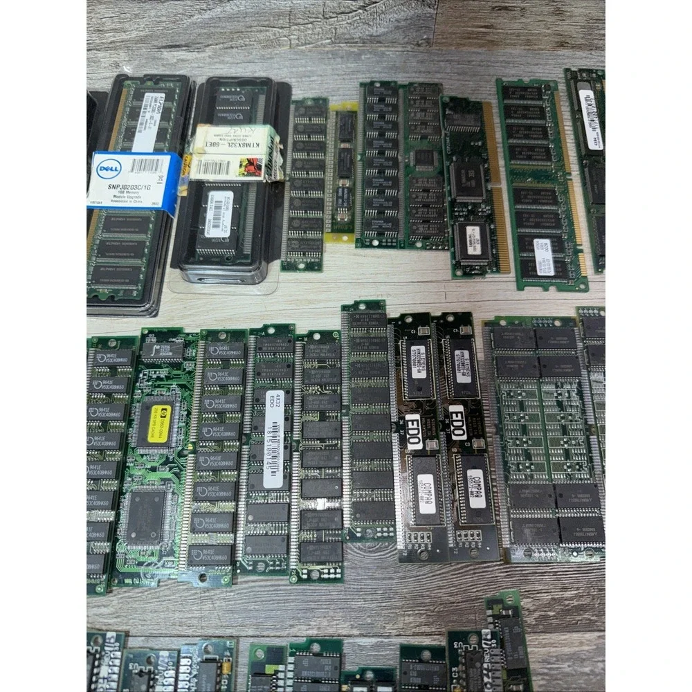 Bulk RAM Desktop Laptop Memory Mixed Brands Lot Of 53 / Untested